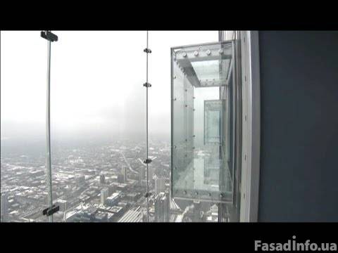 Как делают высотные стеклянные балконы?