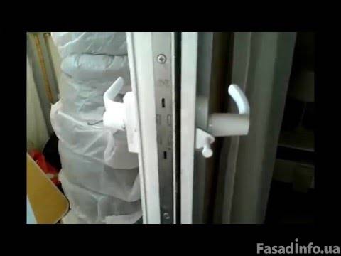 Регулировка фурнитуры балконной двери